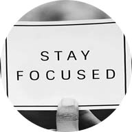 words saying stay focused