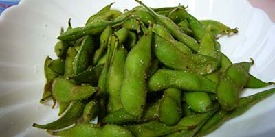 bowl of edamame