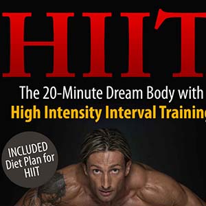 book cover with muscular man doing push up and book title