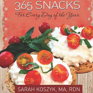 book cover with tomatoes on cottage cheese on english muffins