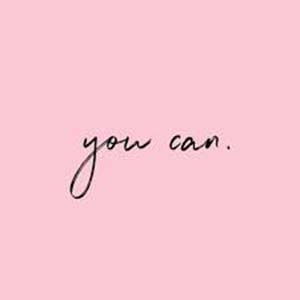 you can.