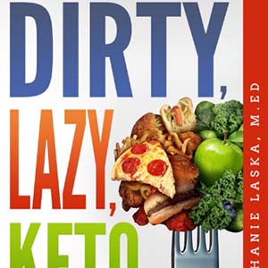 book cover with book title and an image of pizza and burgers and hot dogs next to green vegetables