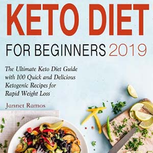 book cover with book title and images of a healthy salmon dish and a stir fry veggie dish
