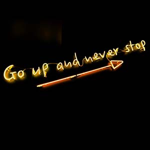 go up and never stop