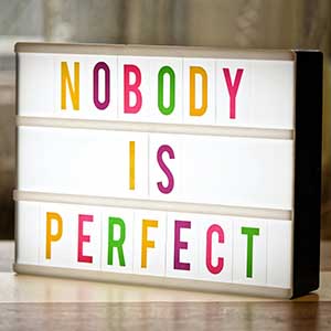 nobody is perfect