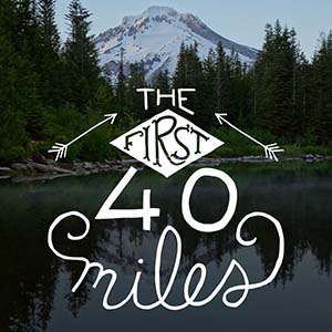 The First 40 Miles Logo
